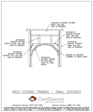 Arch Opening Framing-Small Openings  