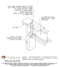Back-to-Back Header Web Stiffener 