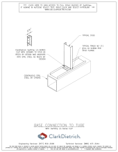 BASE CONNECTION TO TUBE WITH LS-SERIES CLIP  