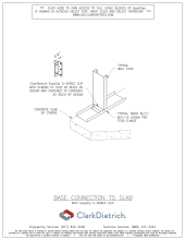 Base Connection To Slab With S-Series Clip  