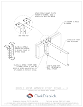 Bridle Joist Hanger CDBV-3  
