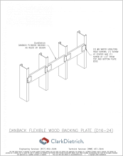 Danback Flexible Wood Backing Plate  