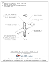 HDP - LSF to HSS Shearwall Endpost