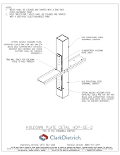 HDP - HSS to HSS Shearwall Endpost