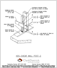 HDS-Shear Wall Post-2