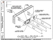 ICF-Joist Rim Splice