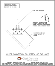 Kicker Connection to Bottom of Bar Joist 2