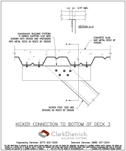 Kicker Connection to Bottom of Deck 3