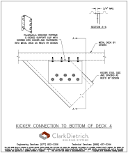 Kicker Connection to Bottom of Deck 4