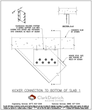 Kicker Connection to Bottom of Slab 1