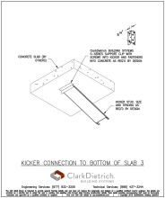 Kicker Connection to Bottom of Slab 3