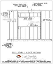 Load Bearing Window Opening