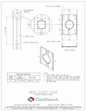 MEP6 Gusset Plate - Nonstructural