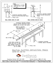 MaxTrak Slotted Deflection Track with JambStud