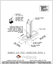 Moment Clip Post Connection Detail 2