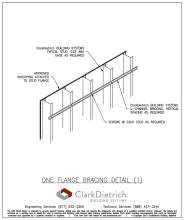 One Flange Bracing Detail