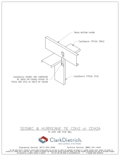 Seismic & Hurricane Tie to Joist+Wall