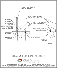Shear Anchor Detail at Base 2