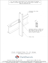 stud connection top of beam ls-series