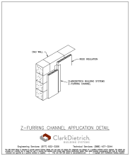 Z-Furring Channel Application Detail