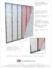 BARRIER MESH CLIP LAYOUT  