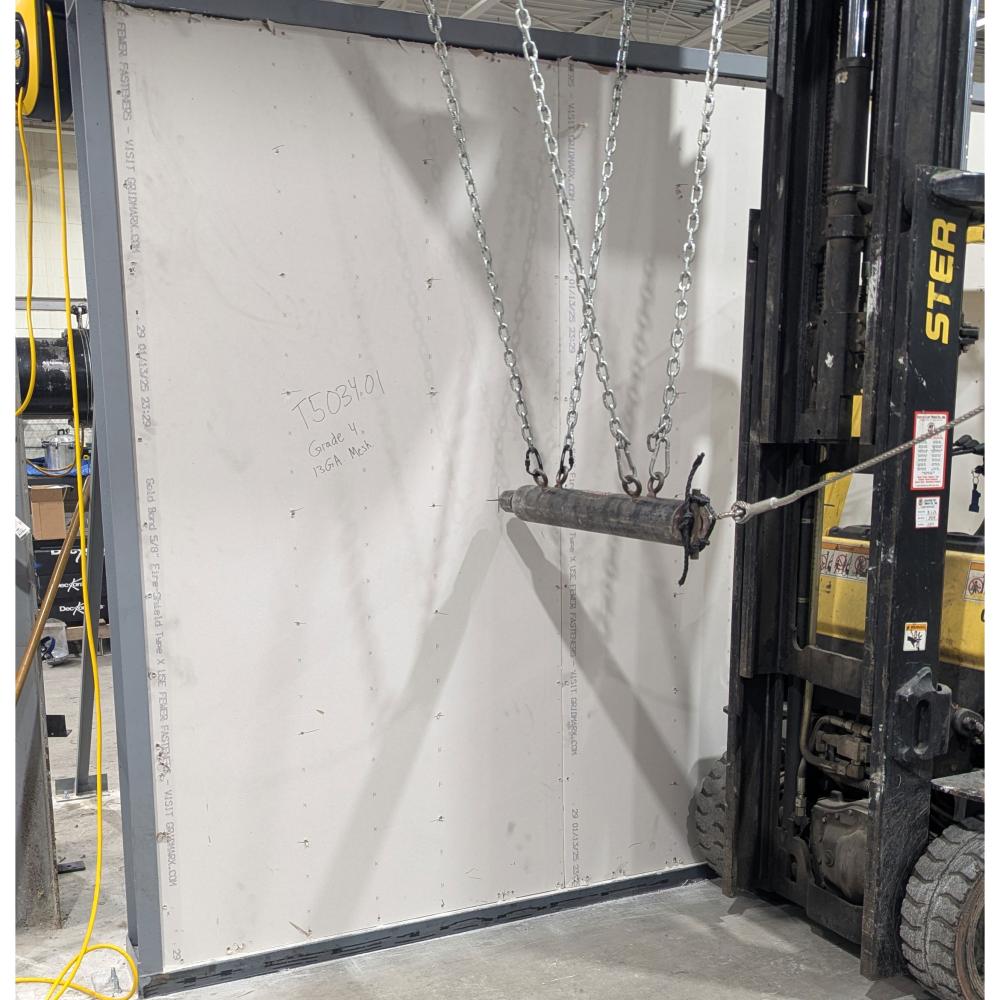 Barrier Mesh - Impact test