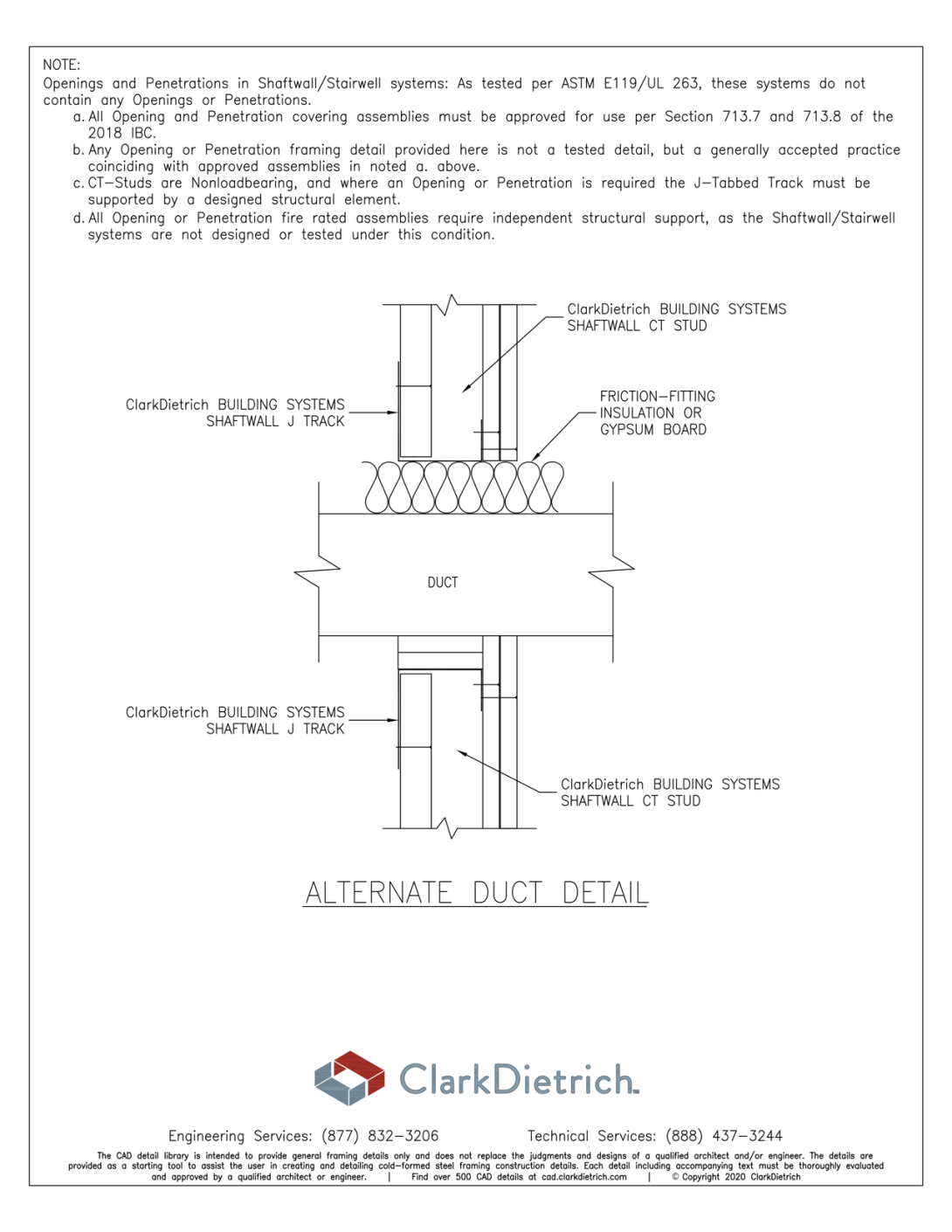 Alternate Duct Detail