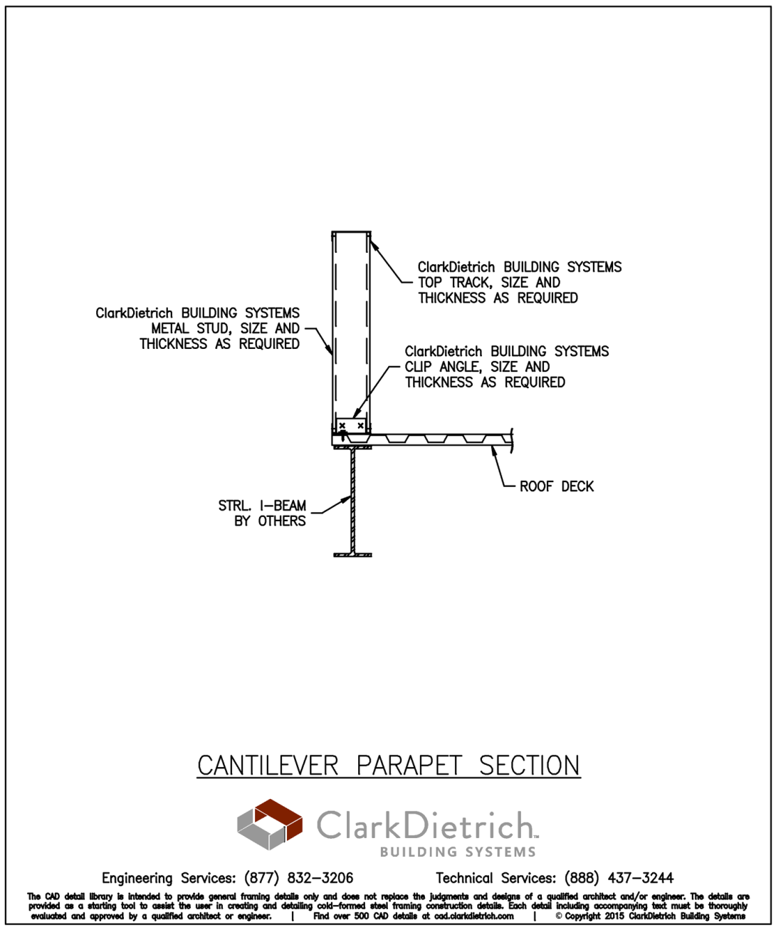 Cantilever Parapet Section  