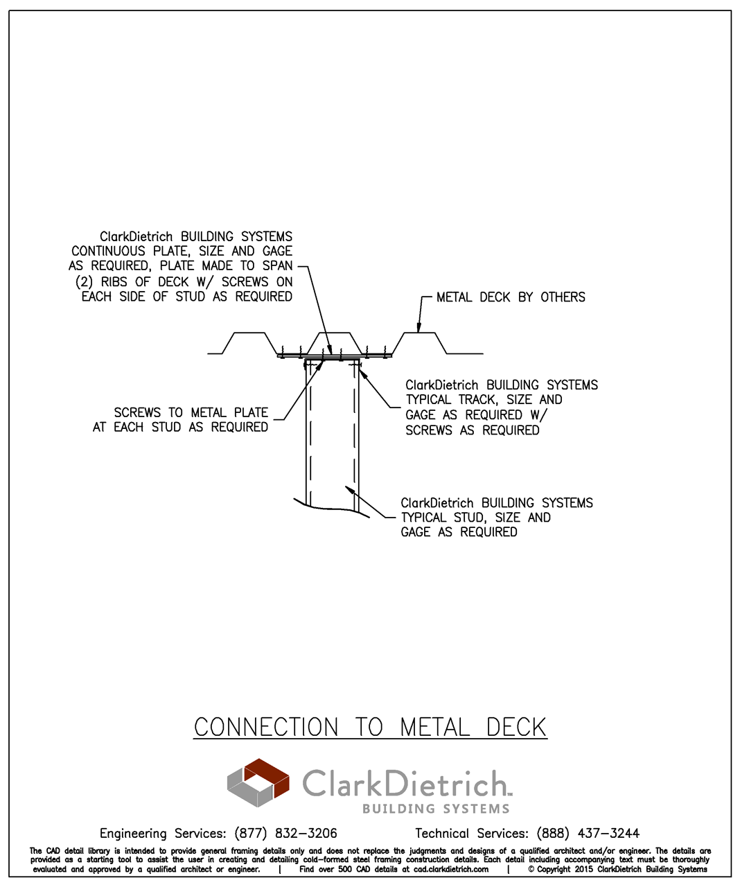 Connection to Metal Deck  
