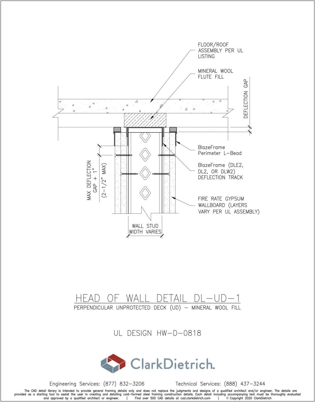 DL Connection to Unprotected Deck - 1  