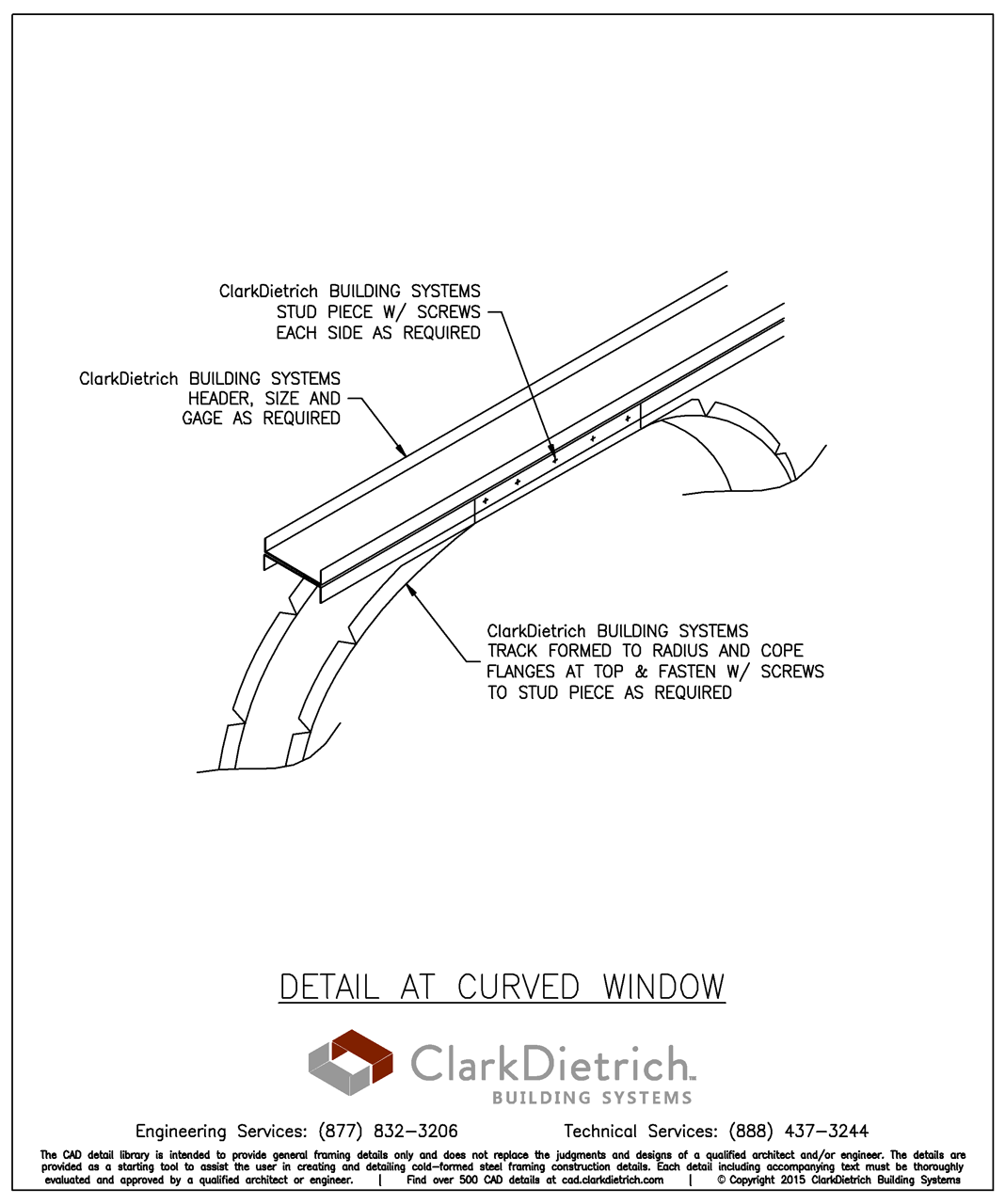 Detail at Curved Window