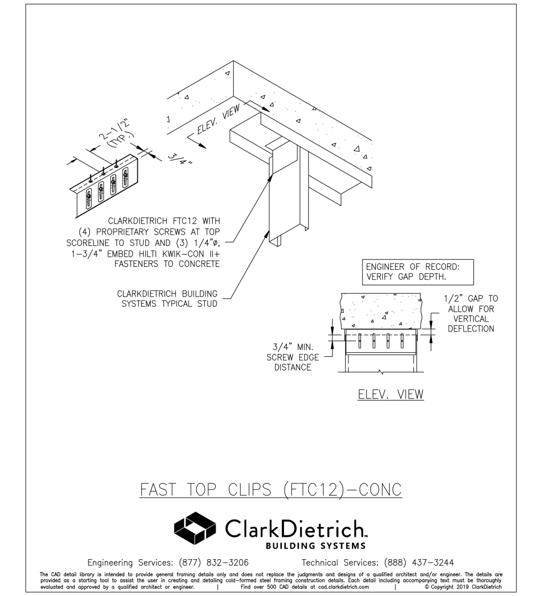 Fast Top Clips (FTC12)-Conc