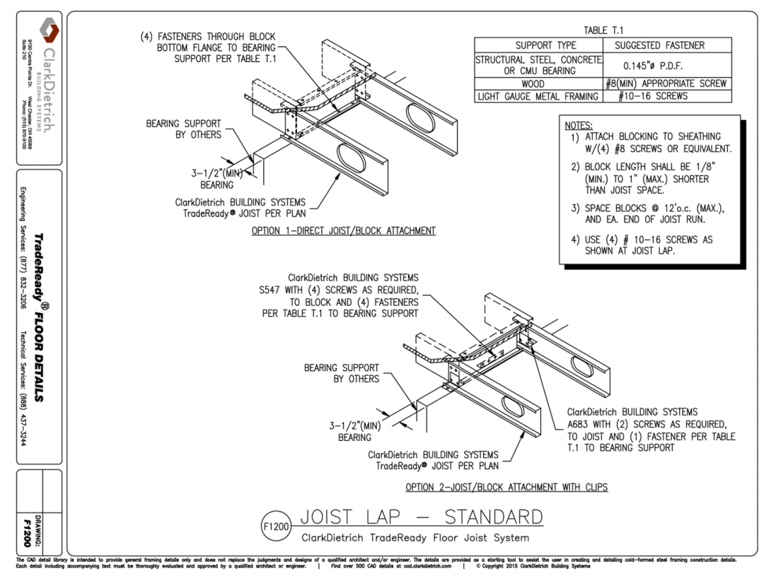 Joist Lap-Standard