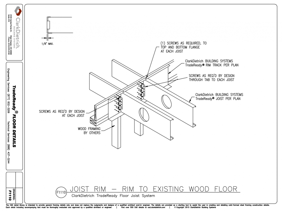 Joist Rim-Rim to Existing Wood Floor