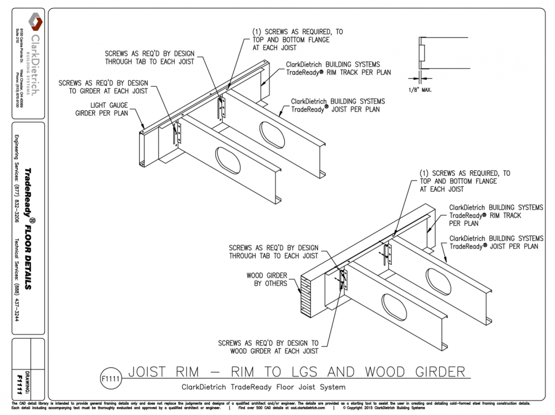 Joist Rim-Rim to LGS and Wood Girder