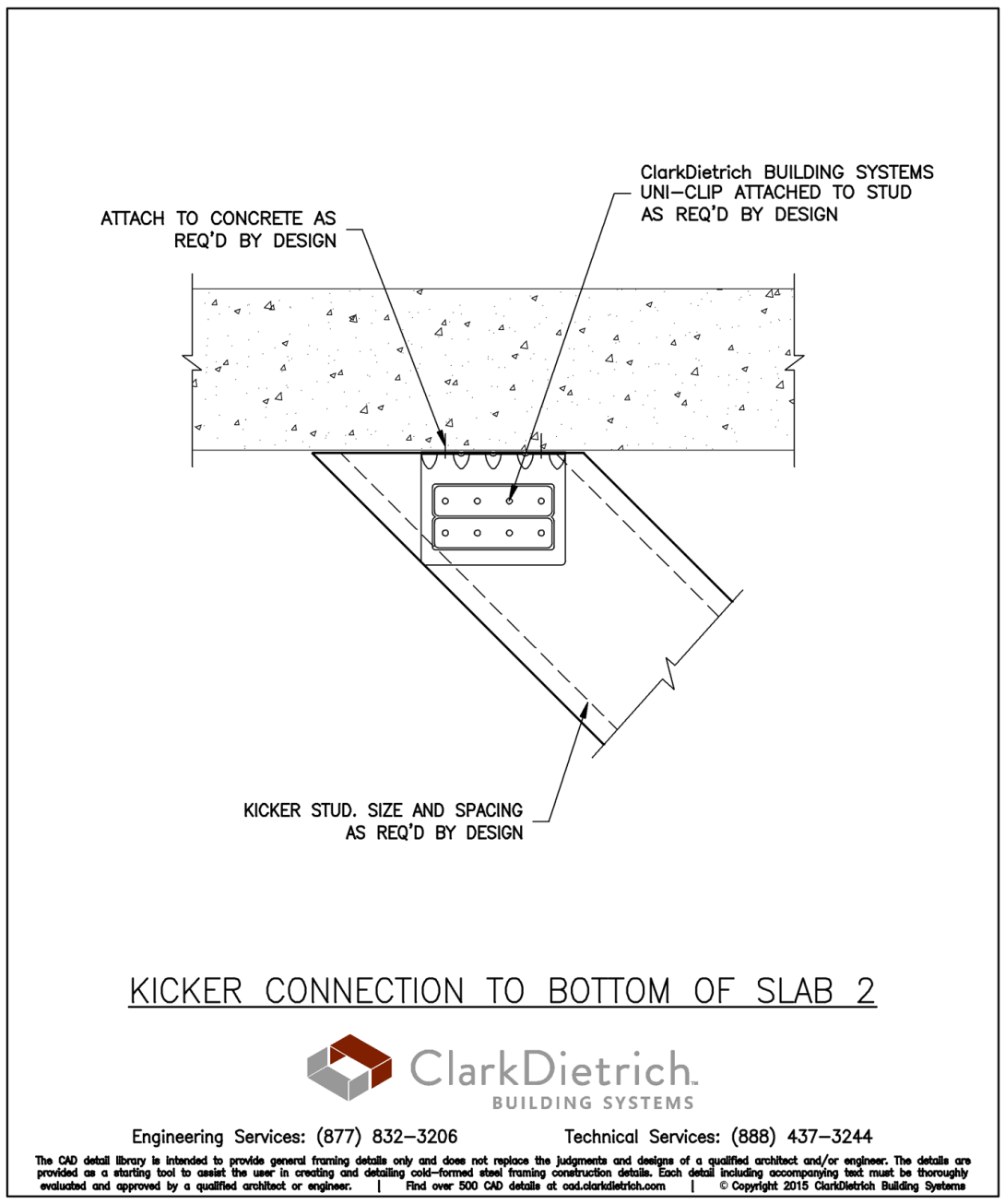 Kicker Connection to Bottom of Slab 2