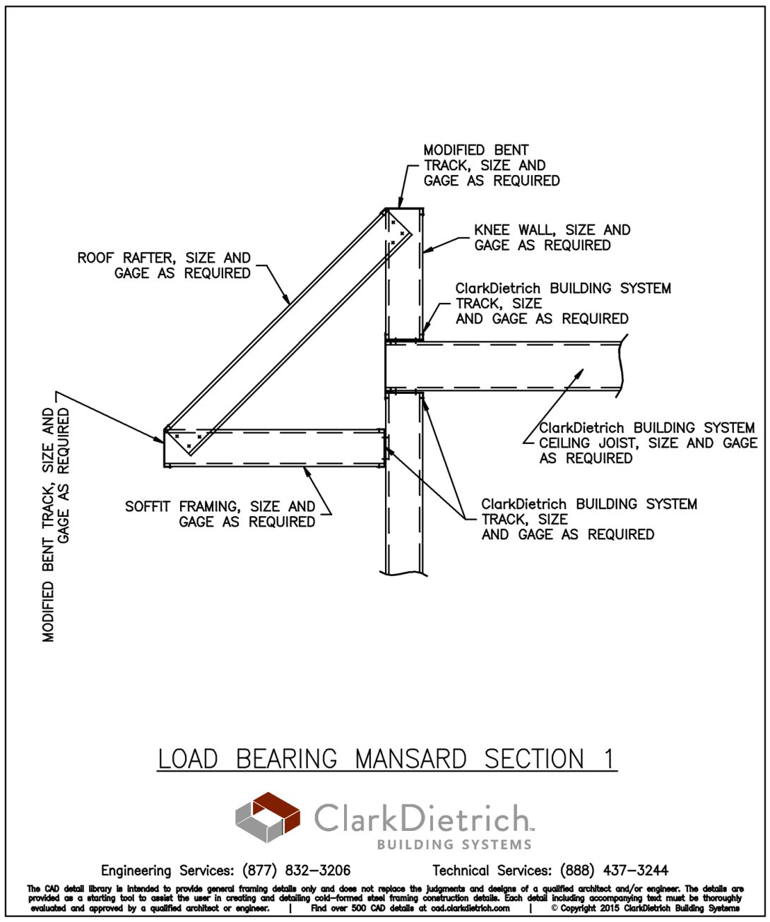 Load Bearing Mansard Section-1