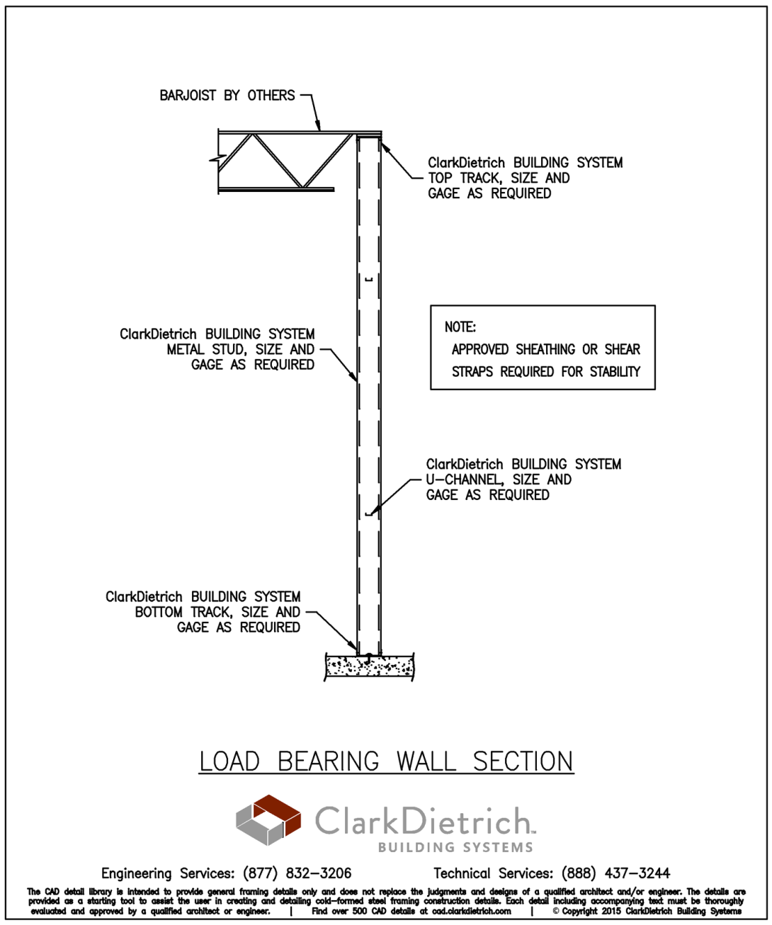Load Bearing Wall Section