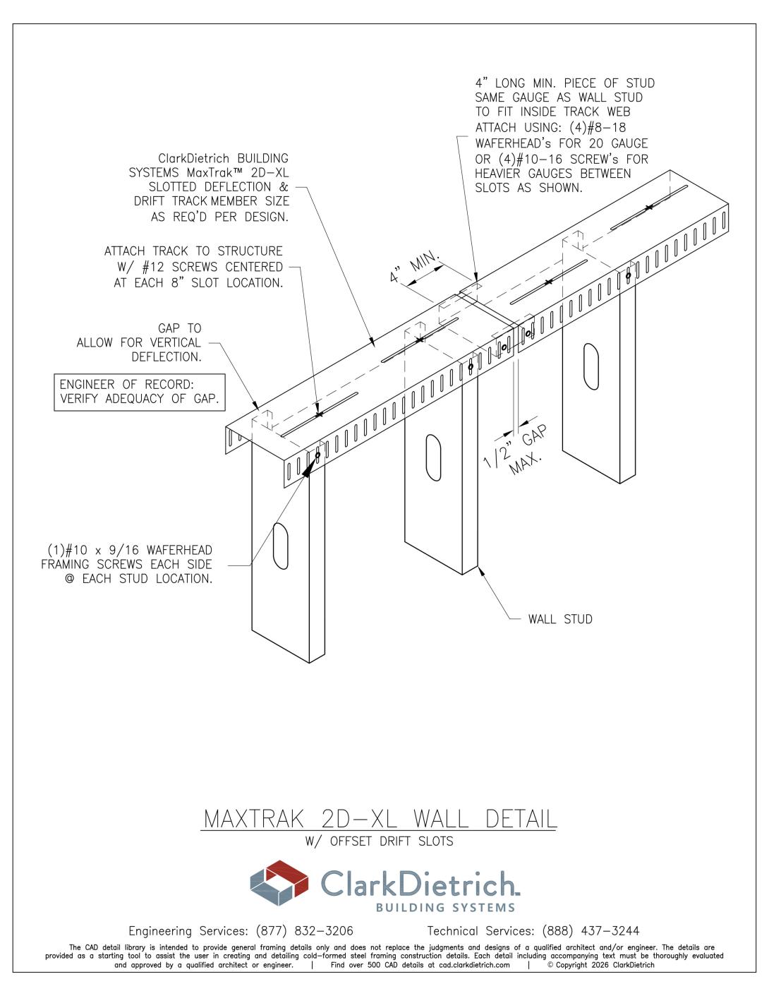 MaxTrak 2D-XL Offset