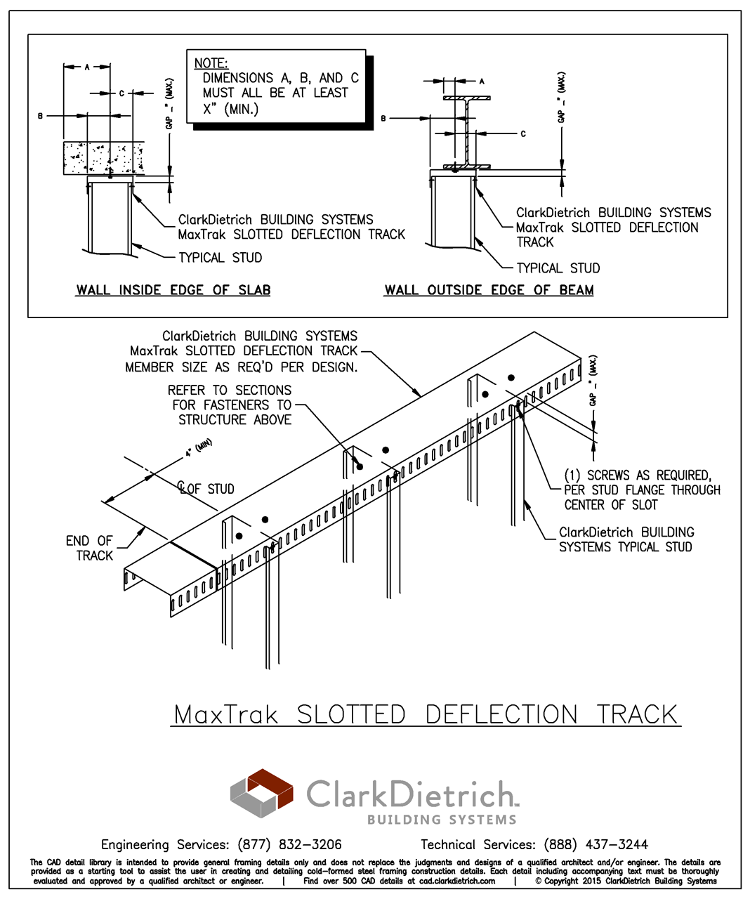 MaxTrak Slotted Deflection Track-2