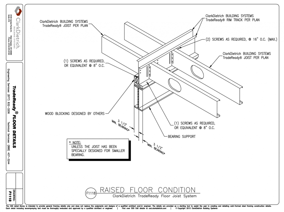 Raised Floor Condition