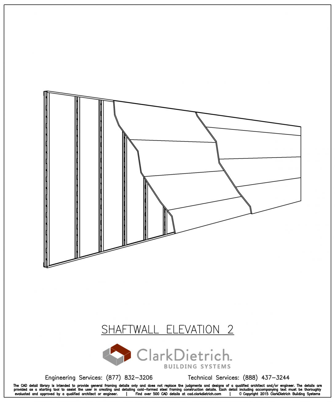 Shaftwall Elevation 2