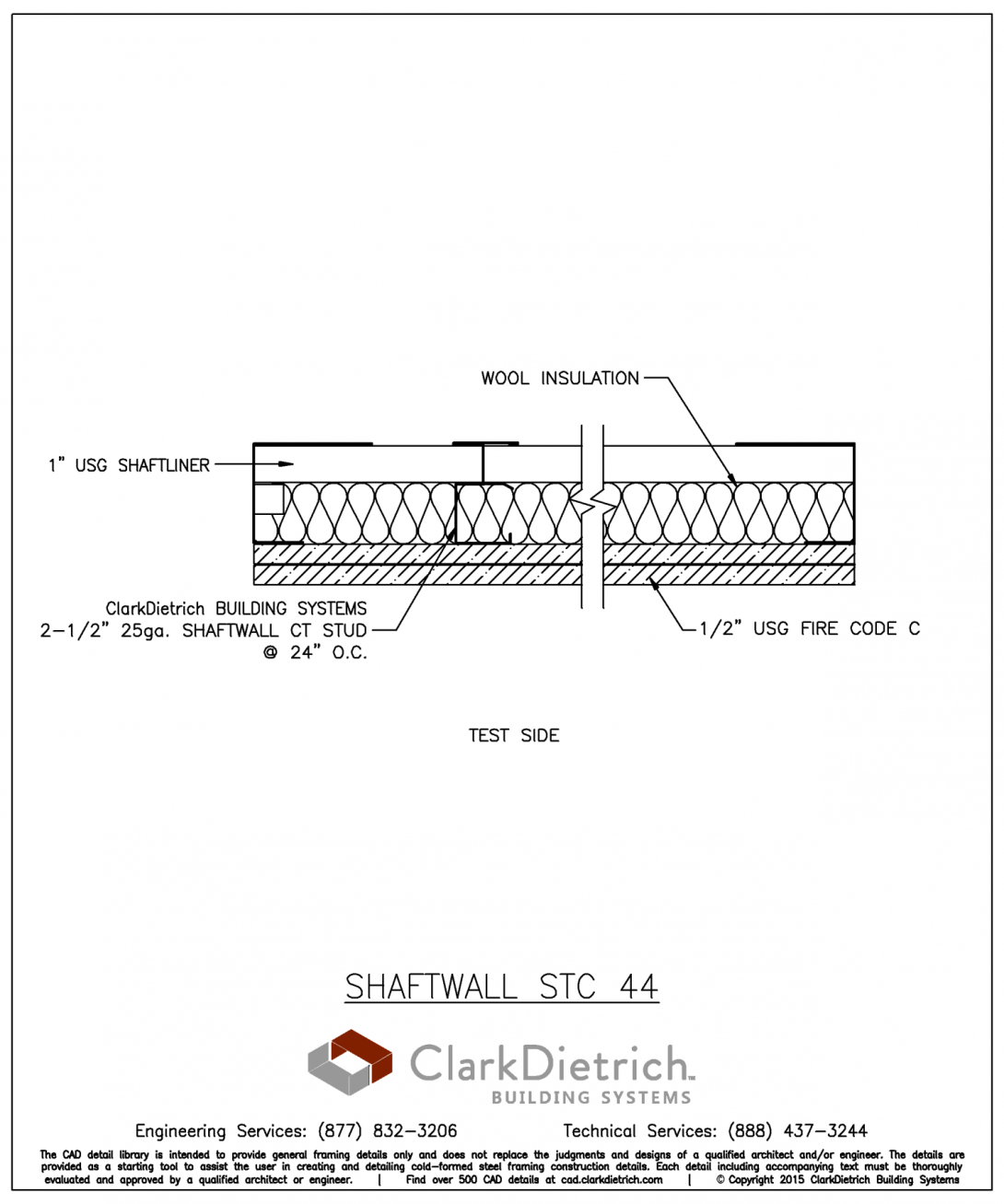 Shaftwall STC 44