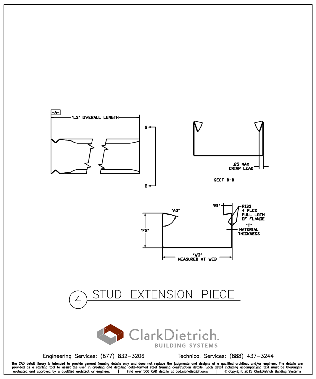 Stud Extension Piece