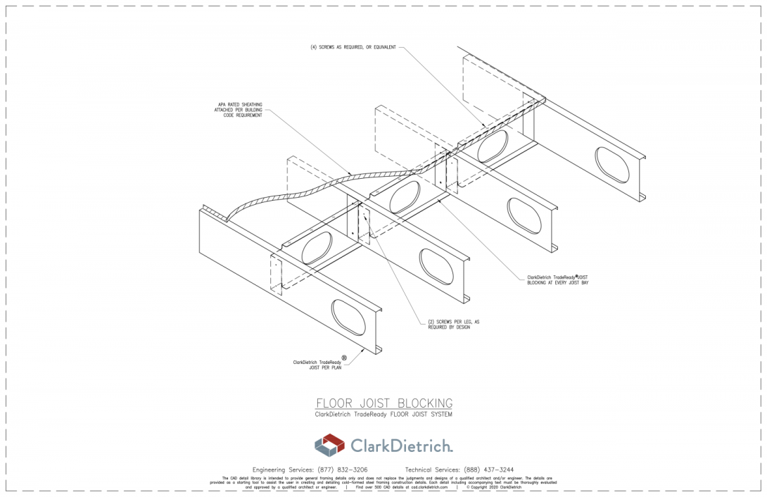 TRADEREADY STRUCTURAL JOIST BLOCKING