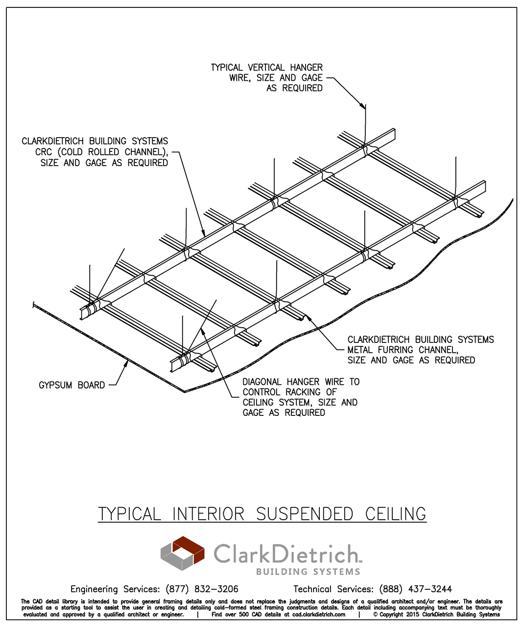 Typical Interior Suspended Ceiling