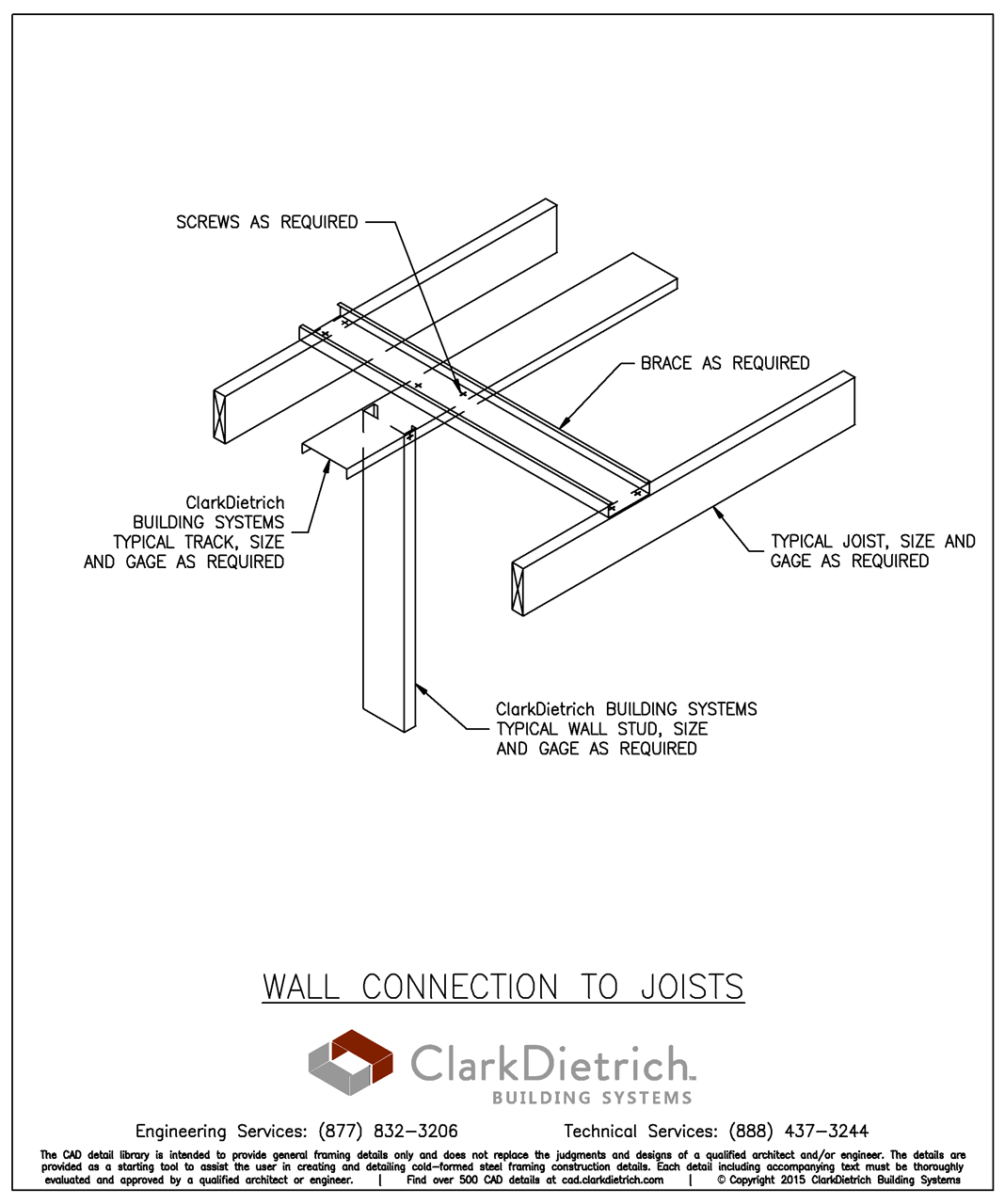 Wall Connection to Bar Joists