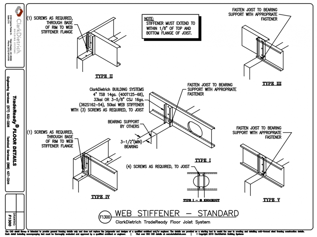 Web Stiffener - Standard