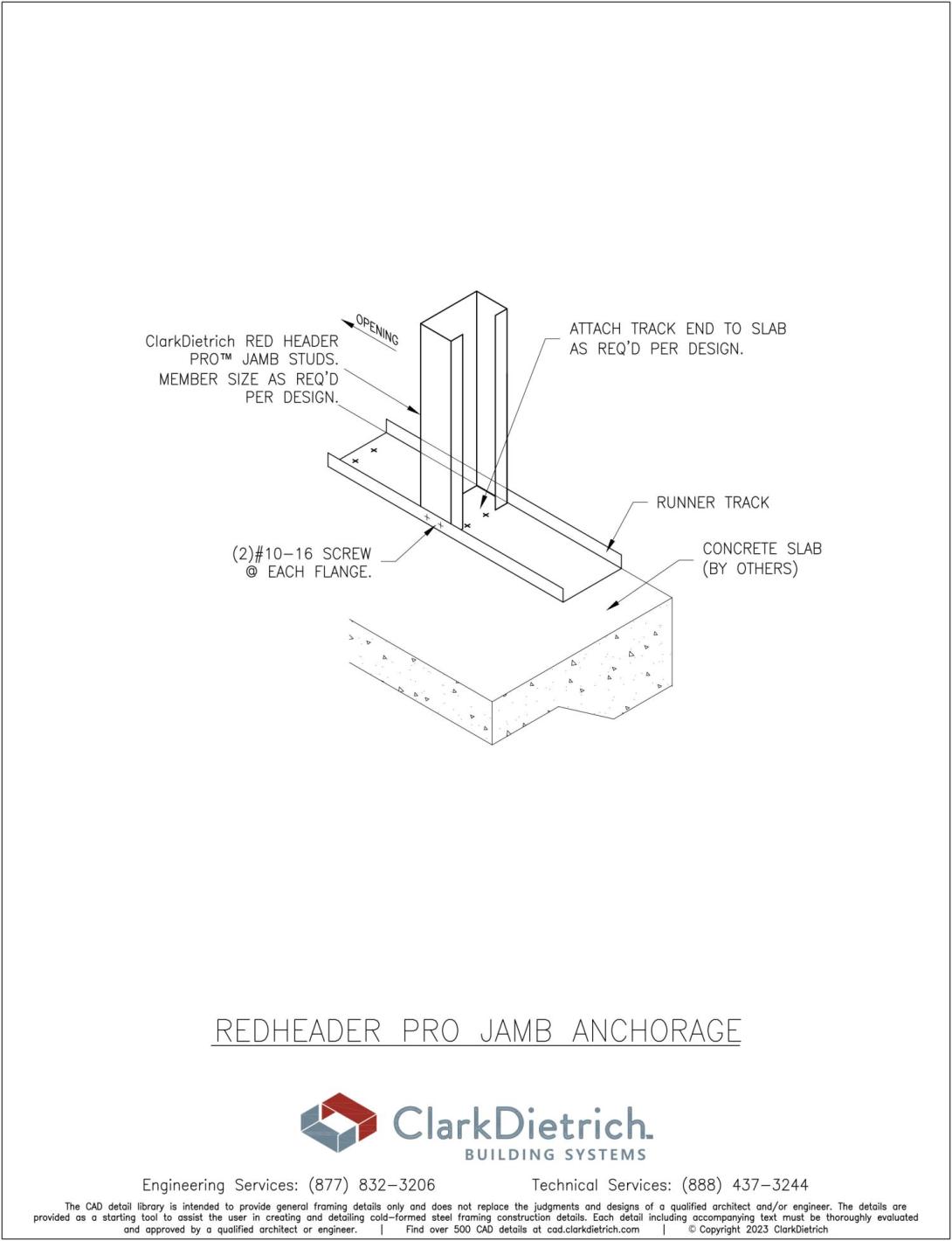 RedHeader Pro Connection At Window Jamb